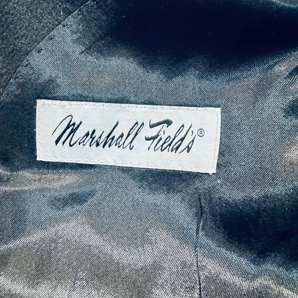Marshall Field's Blazer‎ Mens 100% Cashmere Black Classic Luxury Professional